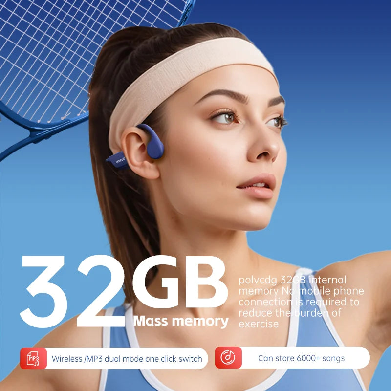 POLVCDG Bone Conduction Headset (2024 New Model)
