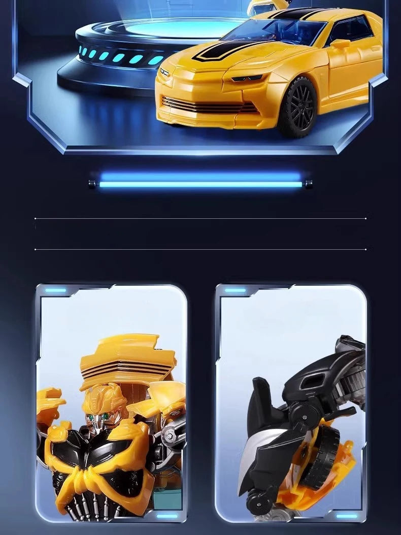 Anime Action Figures Dinosaur Robot Car