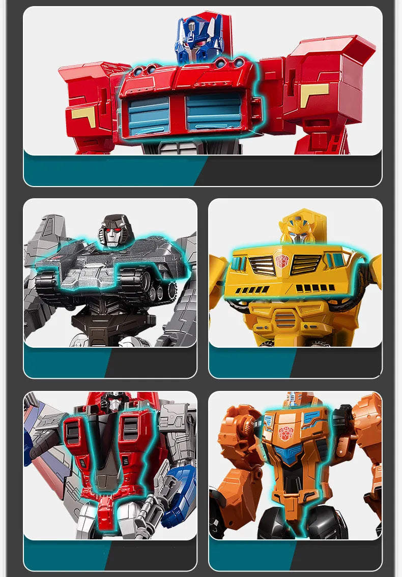 Anime Action Figures Dinosaur Robot Car