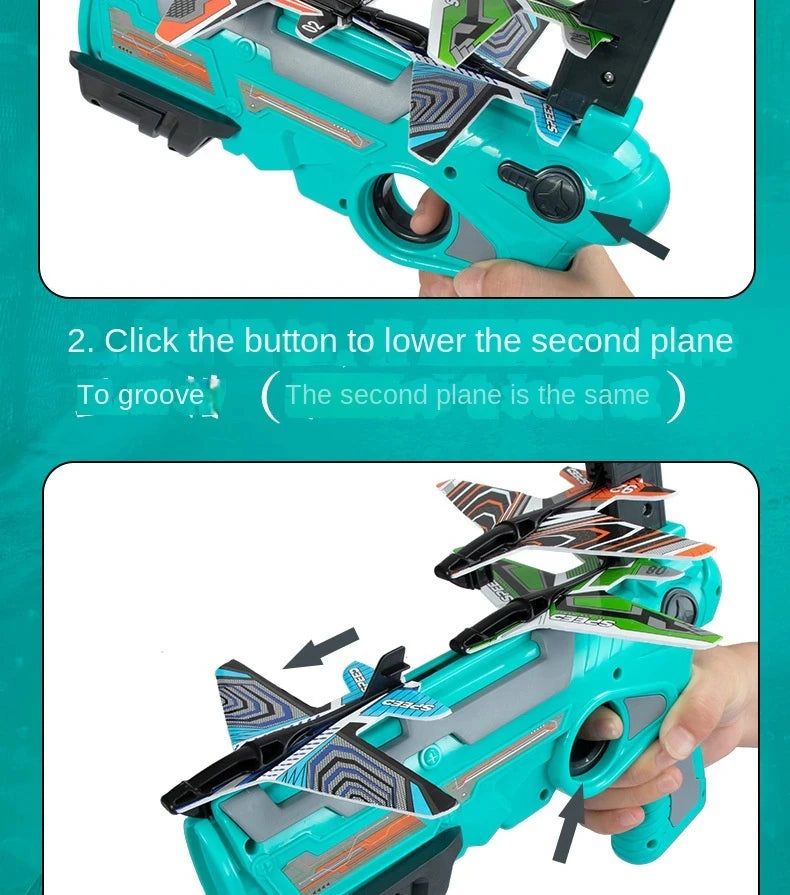 Children’s Ejection Aircraft Shooting Game Set