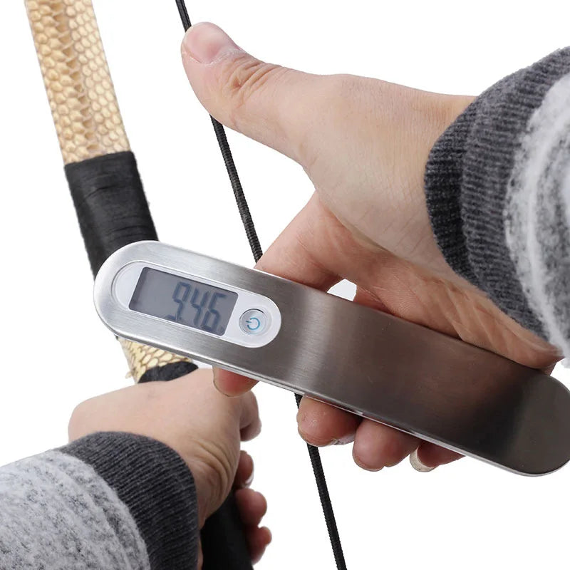 Archery LED Bow Scale – 110lbs Draw Weight Weighing Tool for Compound & Recurve Bows