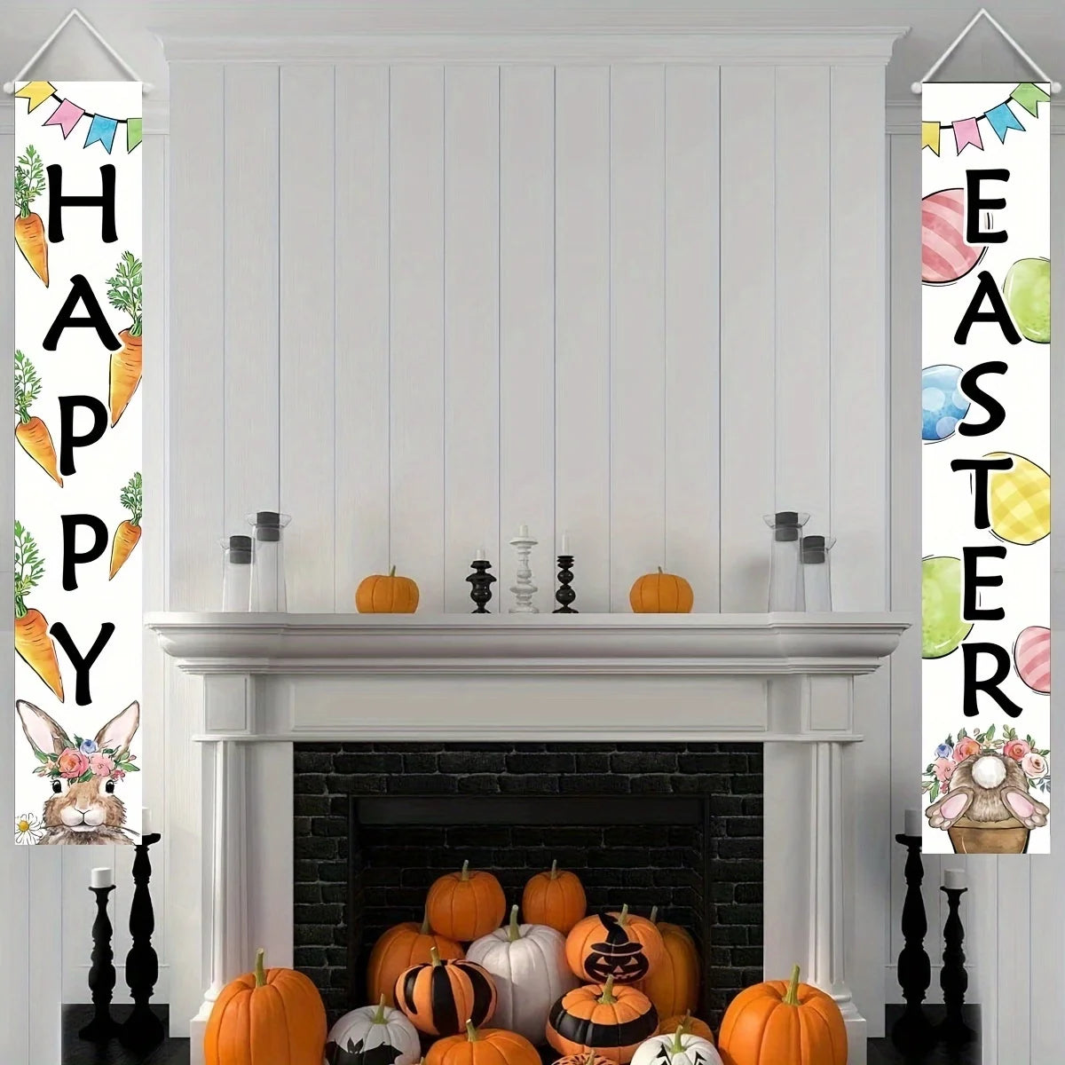Happy Easter 2pcs Door Banner Set