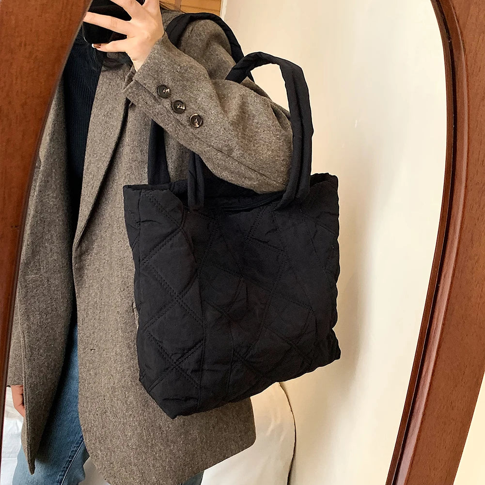 Ladies Diamond Lattice Bag