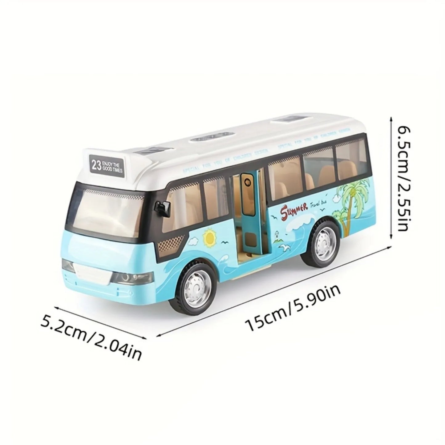 School Bus Toy Car with Sound and Light