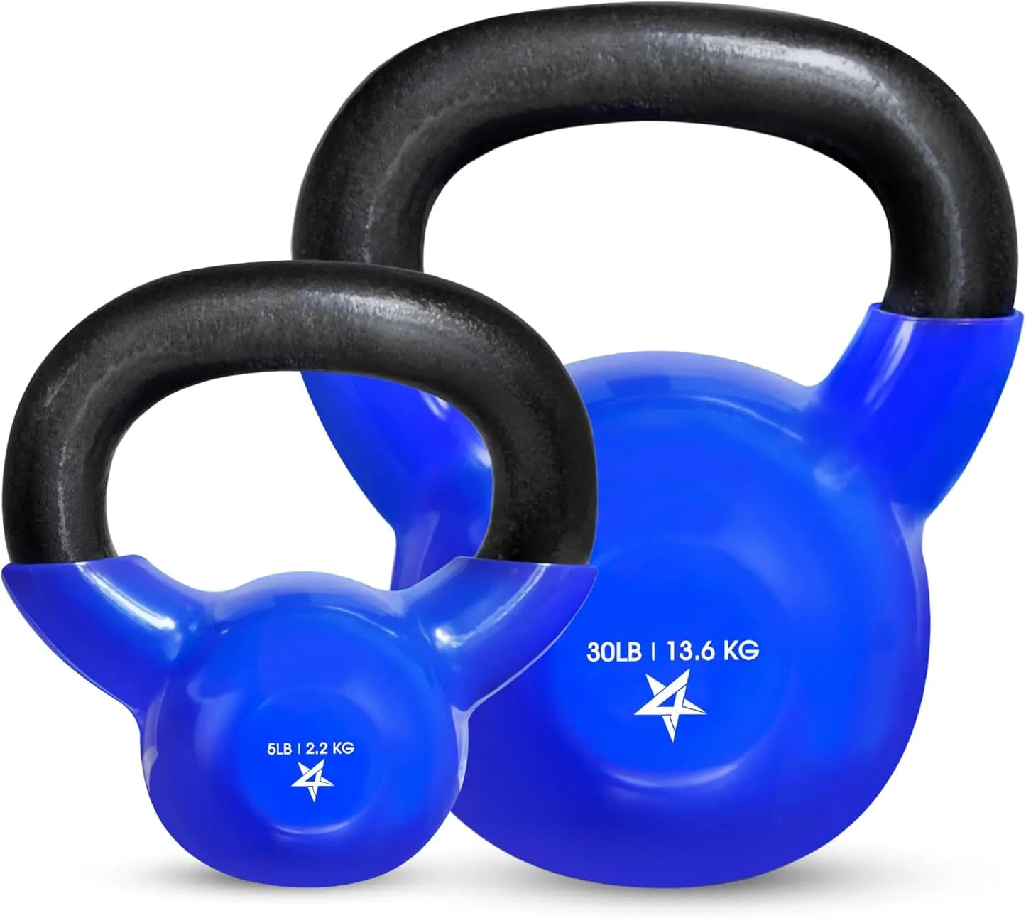 Vinyl Coated Kettlebell Set