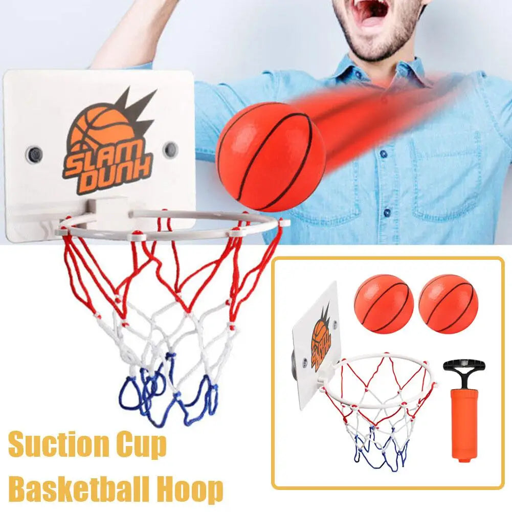 Mini Basketball Backboard Hoop Set – Indoor Game Toy for Kids