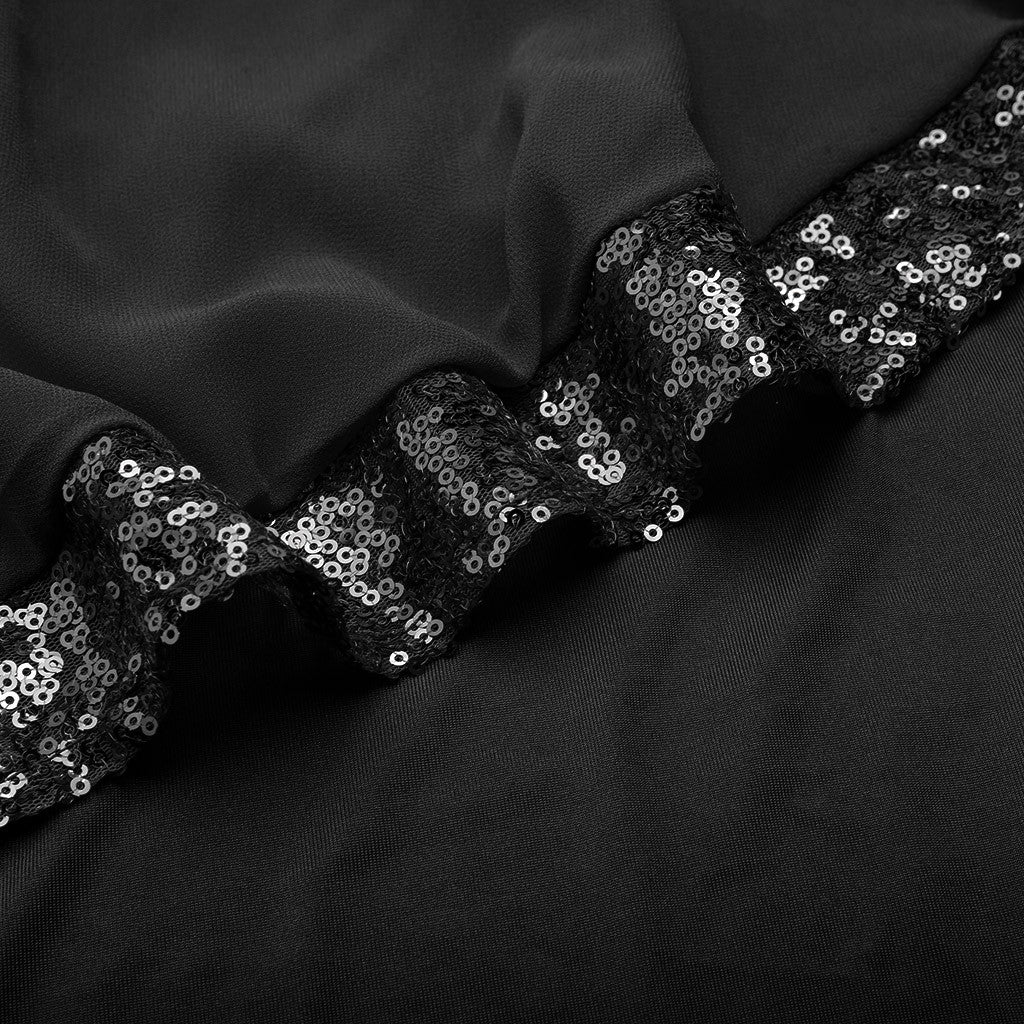 Elegant Sequined Plus Size Dresses