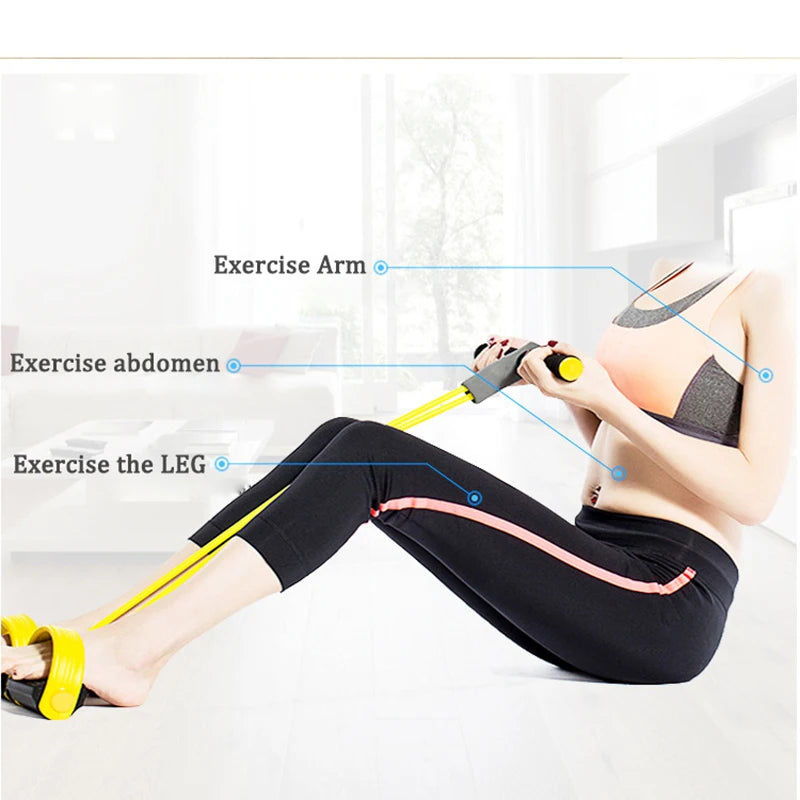 Fitness Bands Latex Pedal Elastic Bands Yoga Equipment