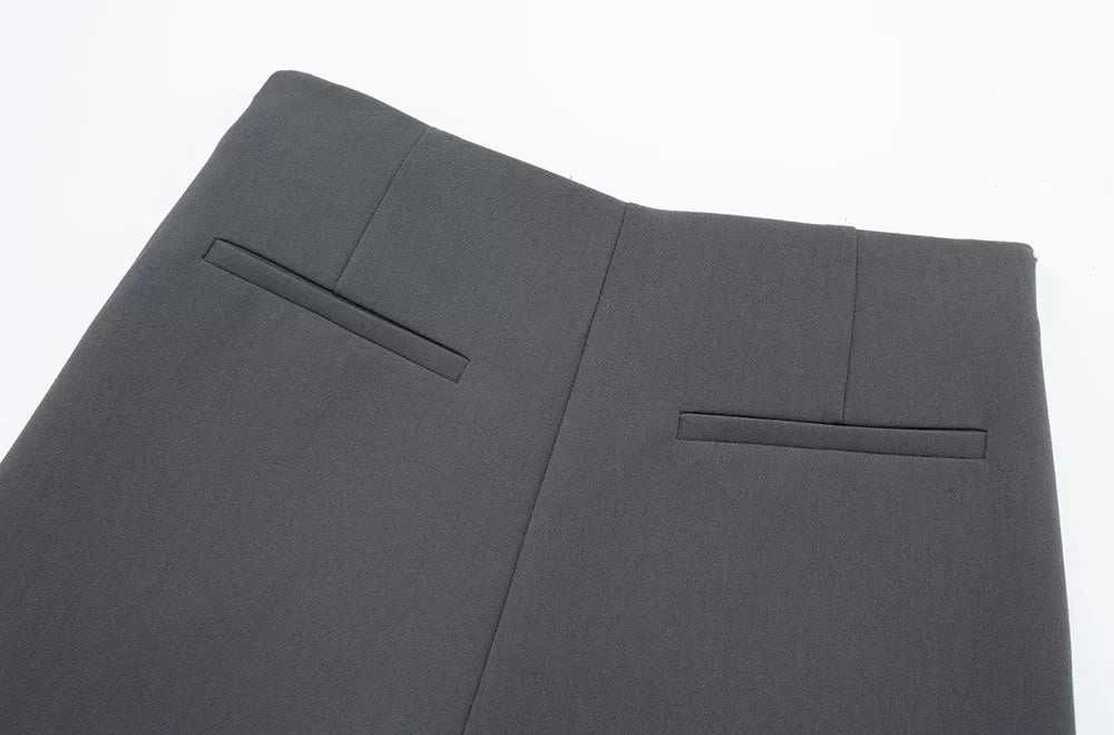 TRAF Asymmetric Shorts Skirts with Tab for Women