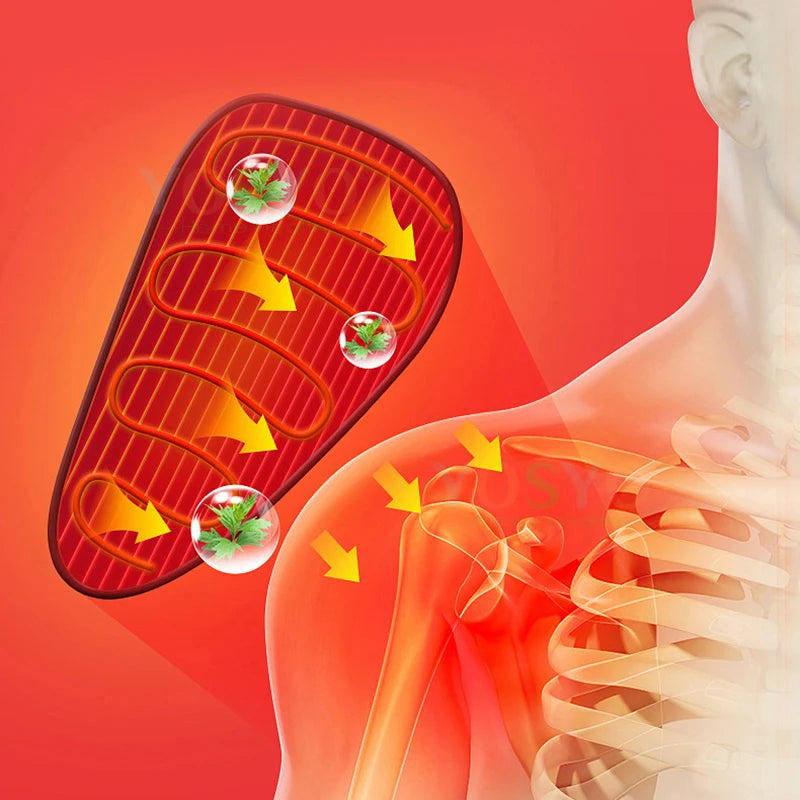 electric heated shoulder and knee brace: