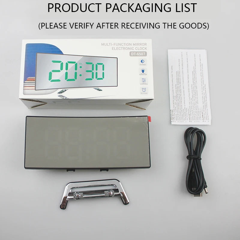 Creative Curved Electronic Clock