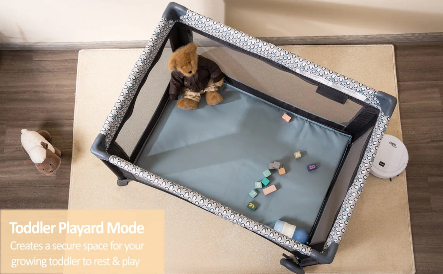 5-in-1 Multifunctional Pack and Play by Qutanix