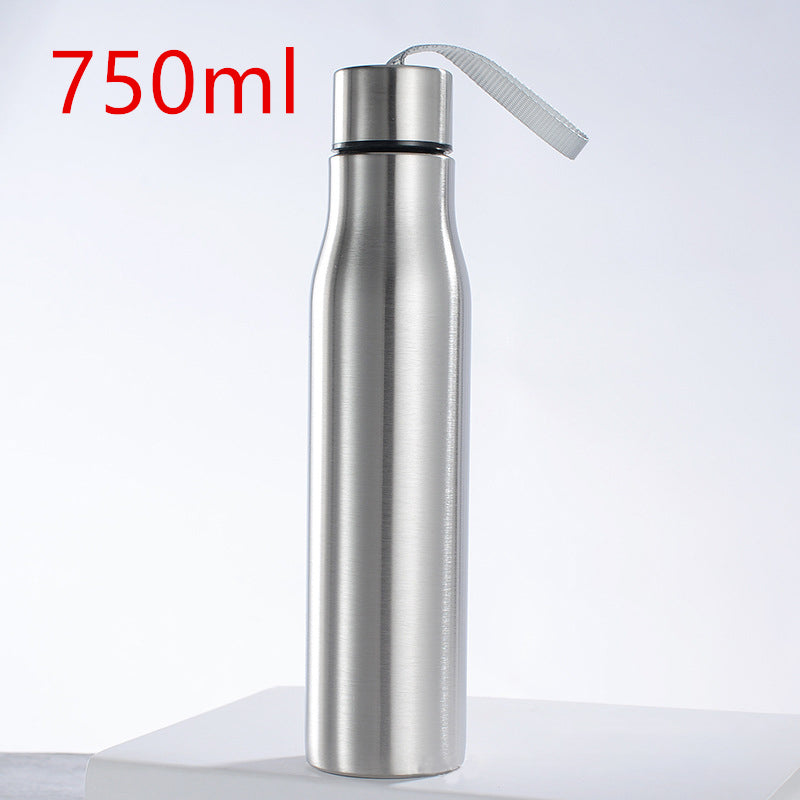 500ml/1000ml rugged stainless steel sports water bottle