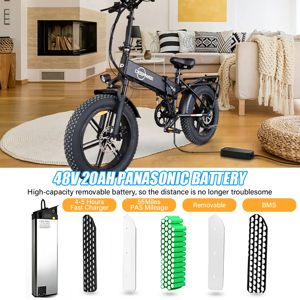 IDOTATA Electric Bike for Adults