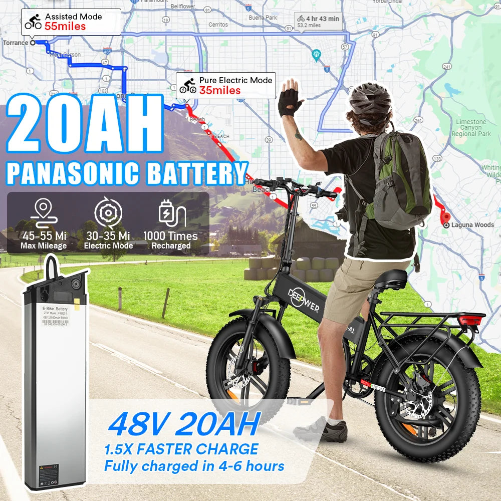IDOTATA Electric Bike for Adults