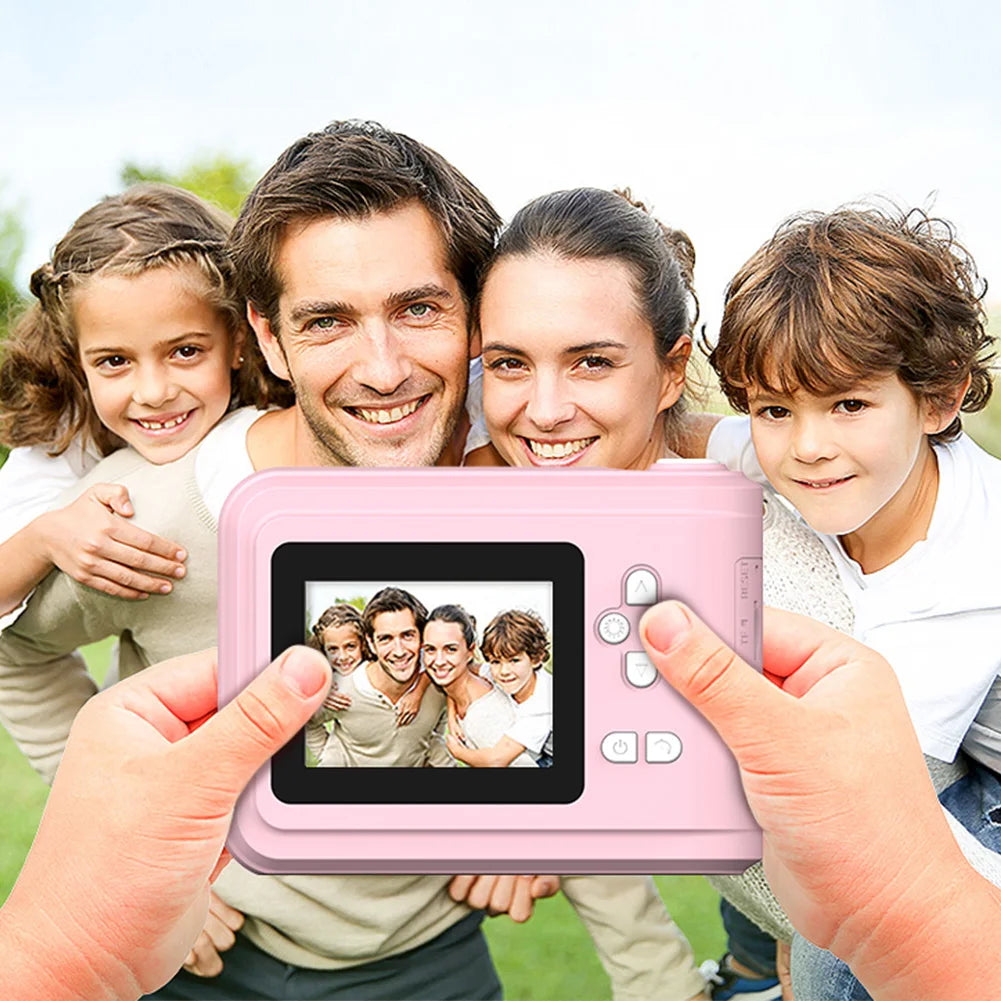 Kids Instant Camera with Print Photo Paper