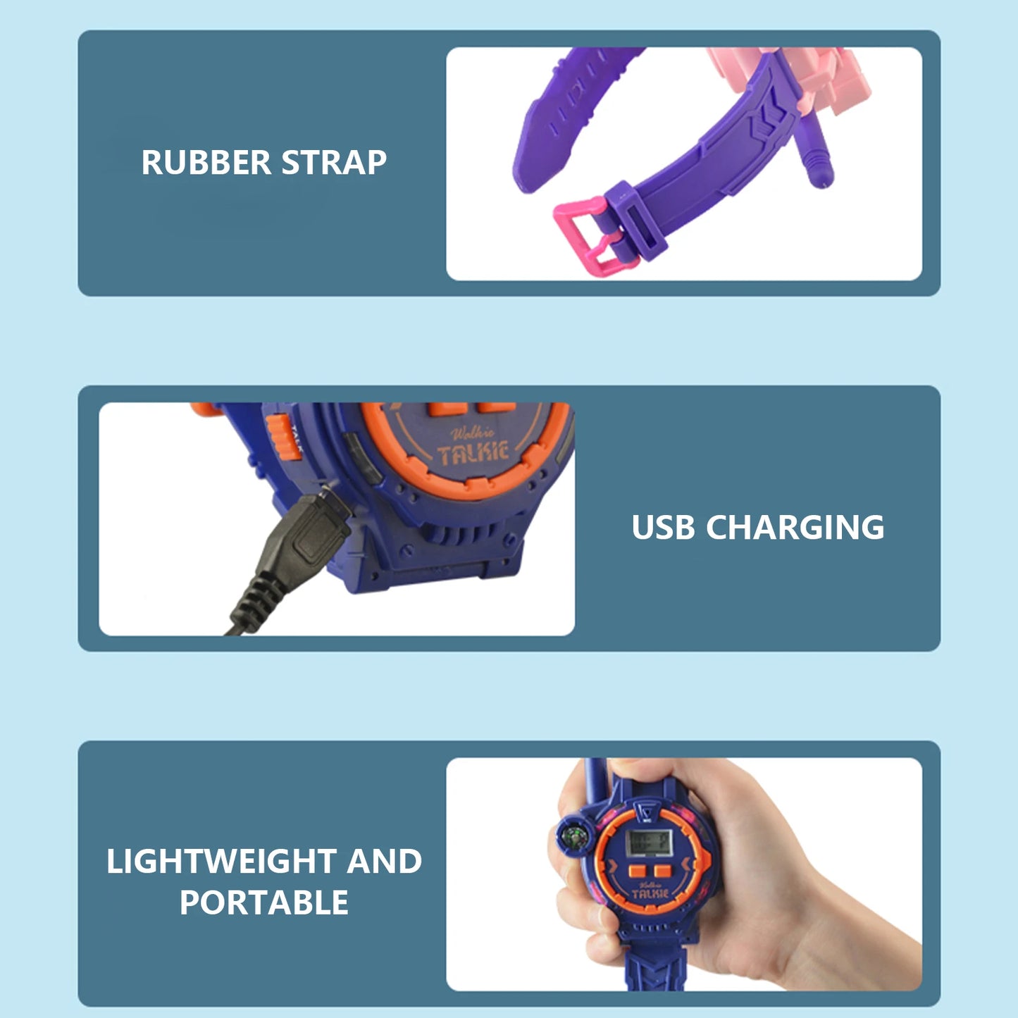Kids Walkie Talkie Watch Style