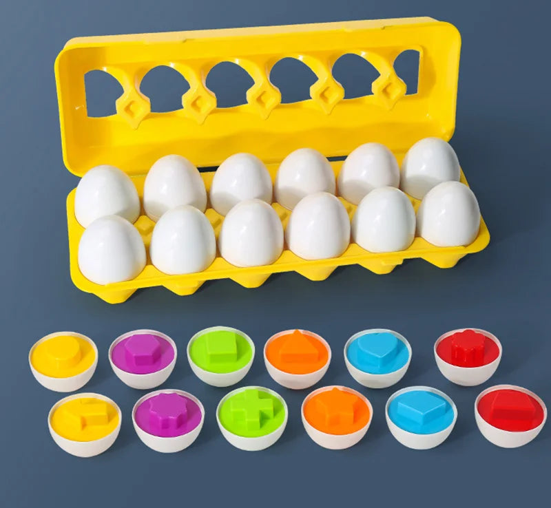 Eggs Screws 3D Puzzle Montessori Learning Toy