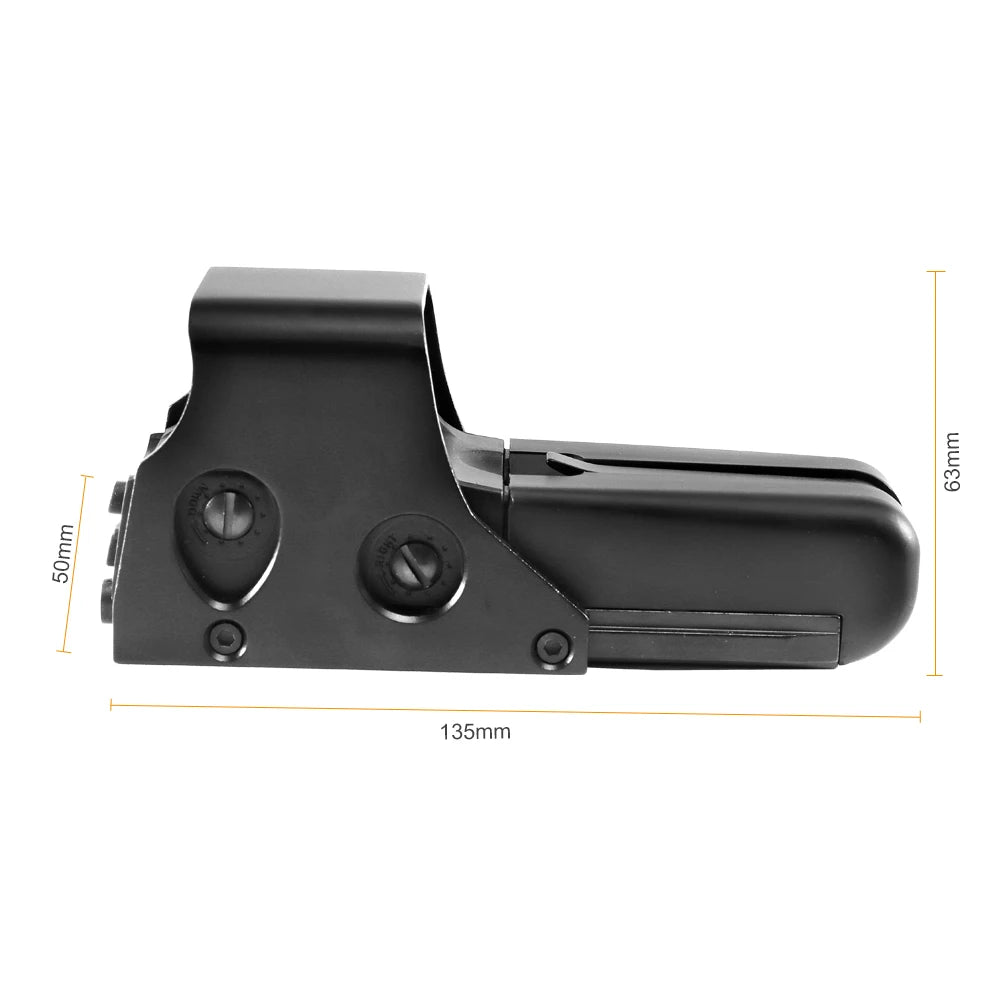 551, 552, 553, 558 Red Green Dot Holographic Sight Scope – Hunting & Airsoft Riflescope with 20mm Mount