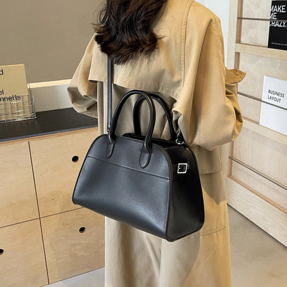 PU Leather Suede Tote Bag for Women