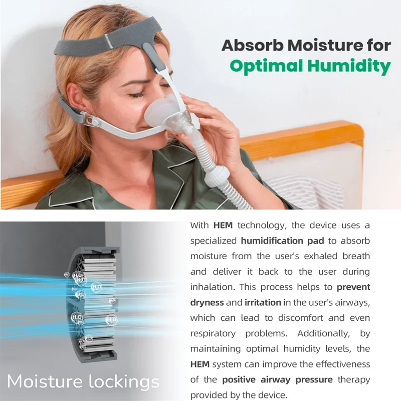 Mini Bluetooth CPAP anti-snoring device