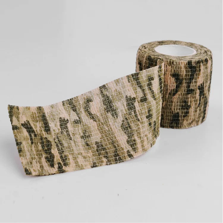 Camouflage Tape Wrap Military Army Hunting Self-Adhesive Protective Bandage