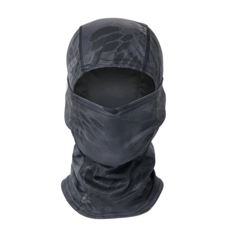 Balaclava Camouflage Full Face Mask – Multicam Neck Gaiter for Hunting, Cycling, and Wargames