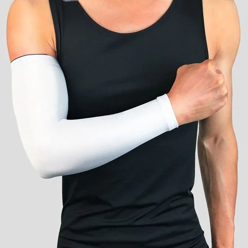 Basketball Wrist Guard with Arm Lengthening Elbow Support – Breathable Sports Sleeve