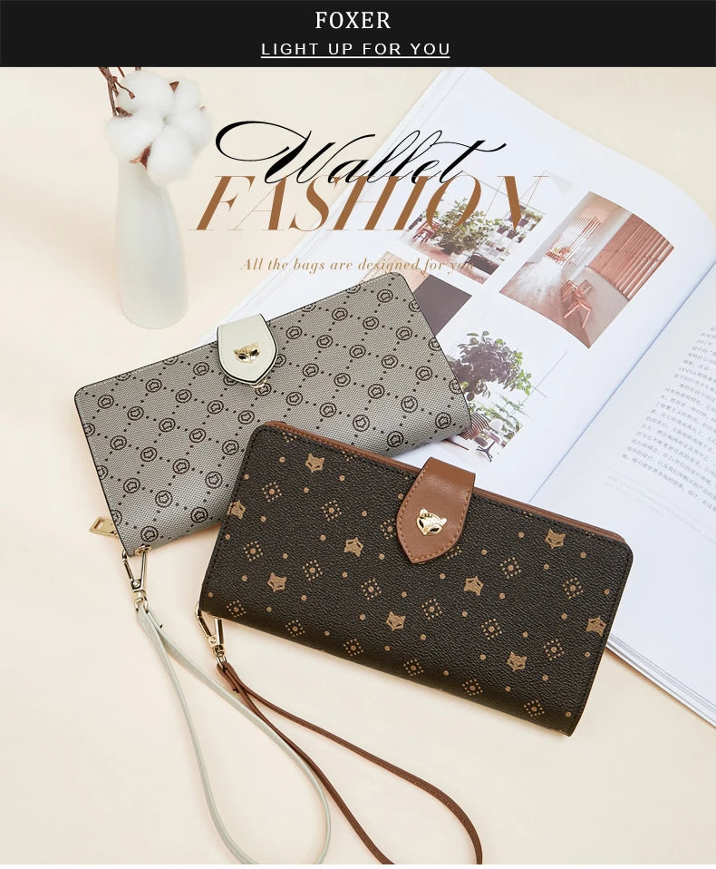 FOXER Women's Long Wallet