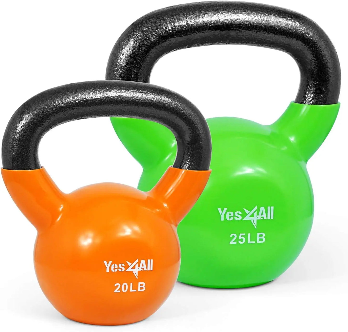 Vinyl Coated Kettlebell Set