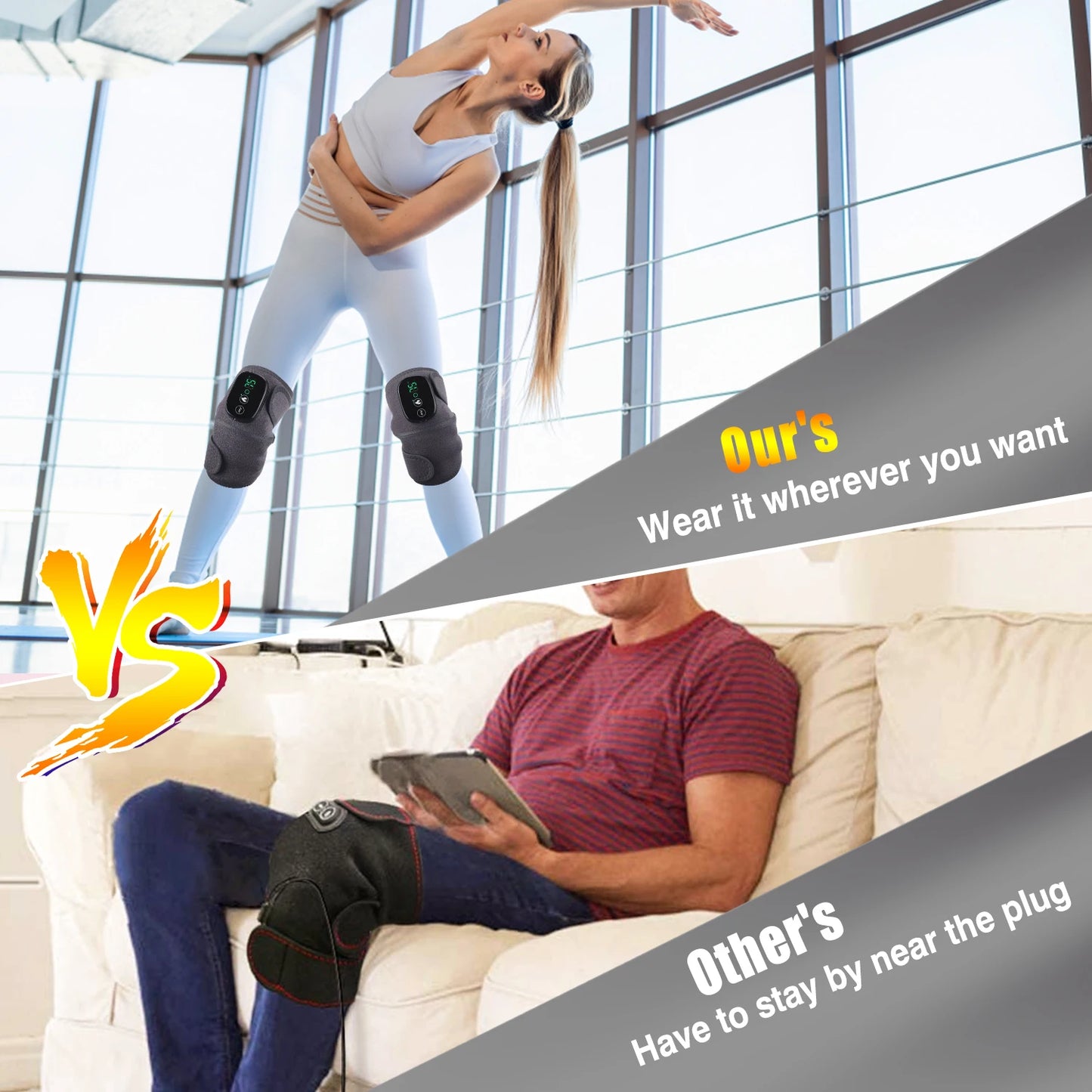Smart Electric Knee Pad Massagers