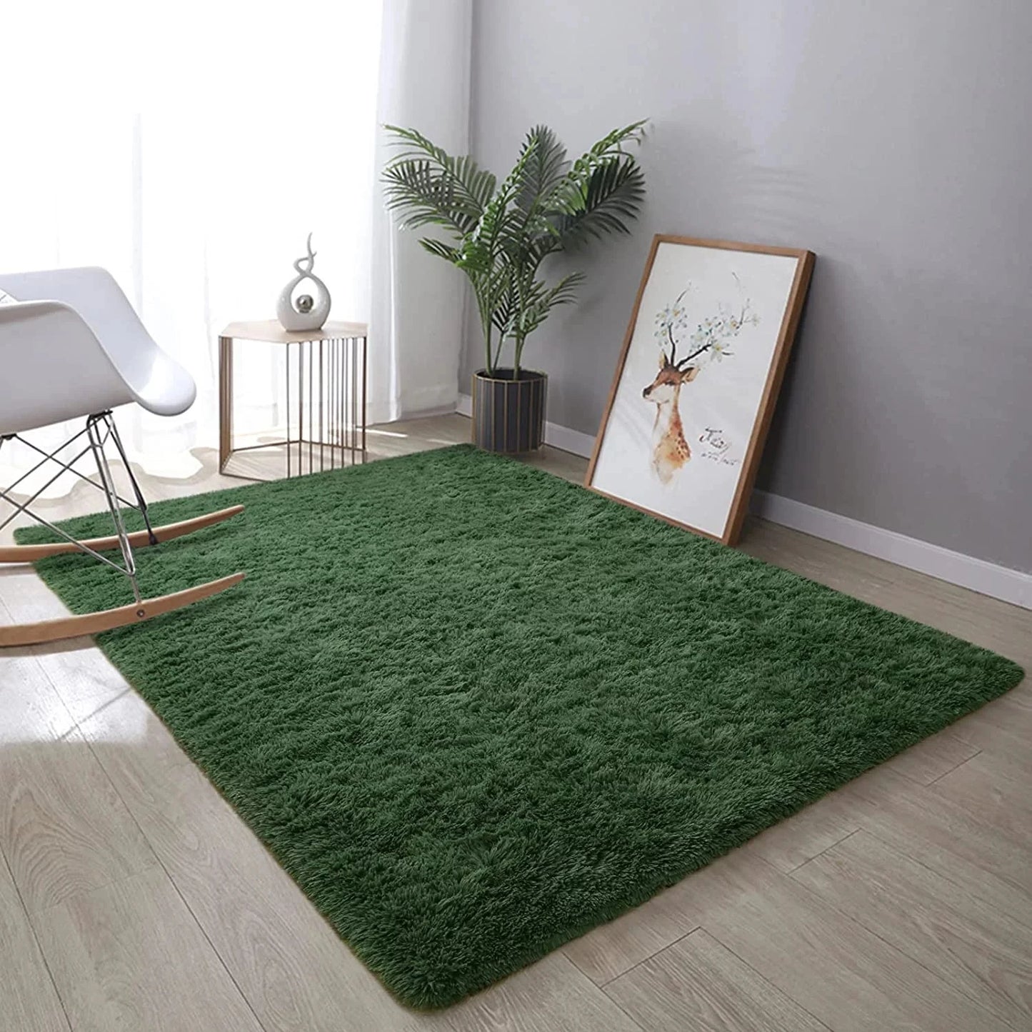Fluffy Plush Soft Area Rug for Living Room & Kids' Rooms