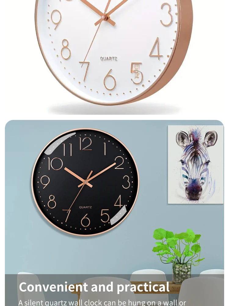8 Inch Mute Wall Clock