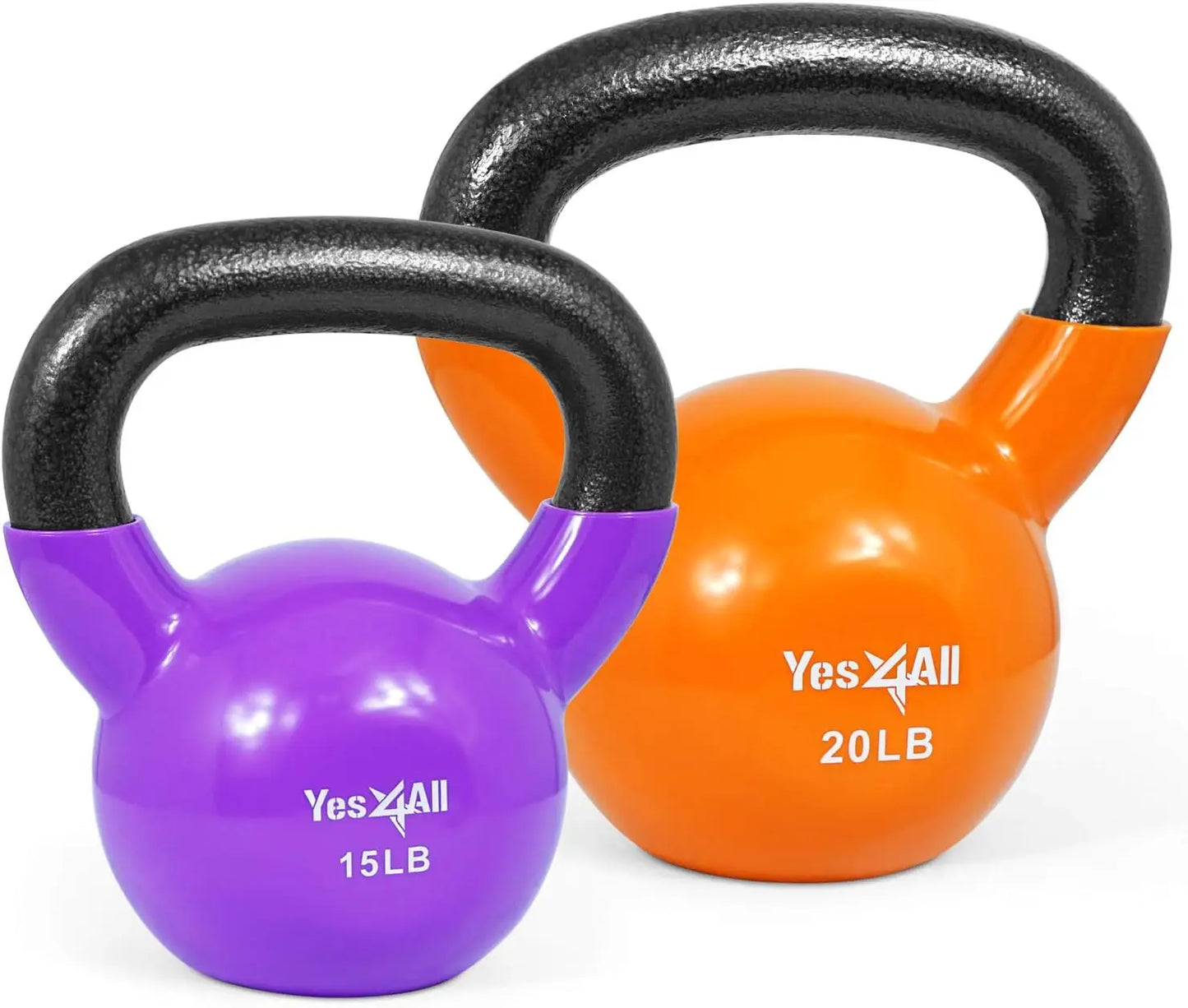 Vinyl Coated Kettlebell Set