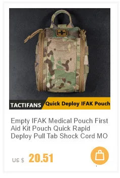 Roll 1 Trauma Pouch IFAK Medical Kit Storage Bag