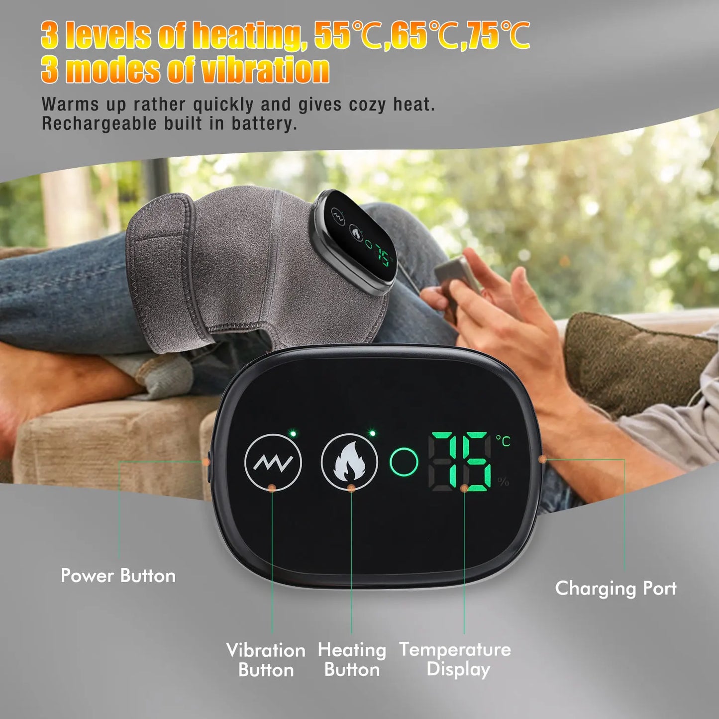 Smart Electric Knee Pad Massagers