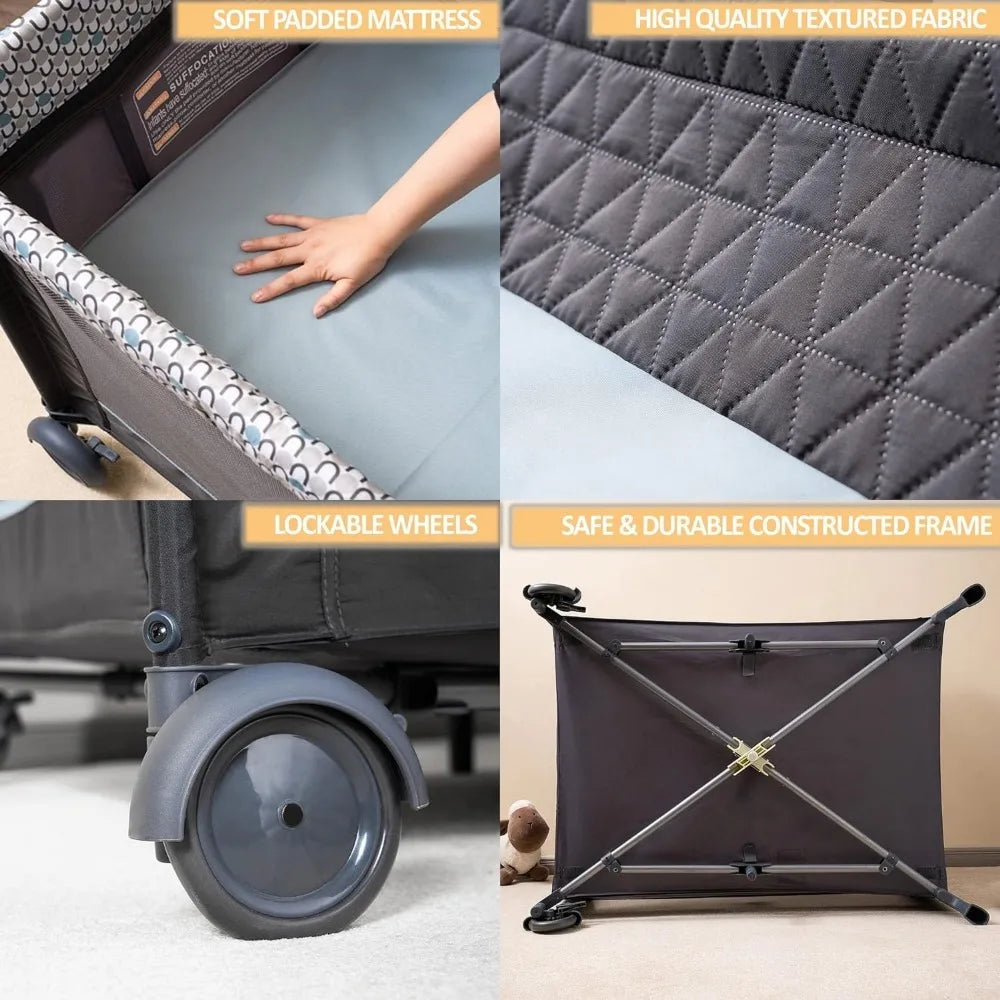 5-in-1 Multifunctional Pack and Play by Qutanix