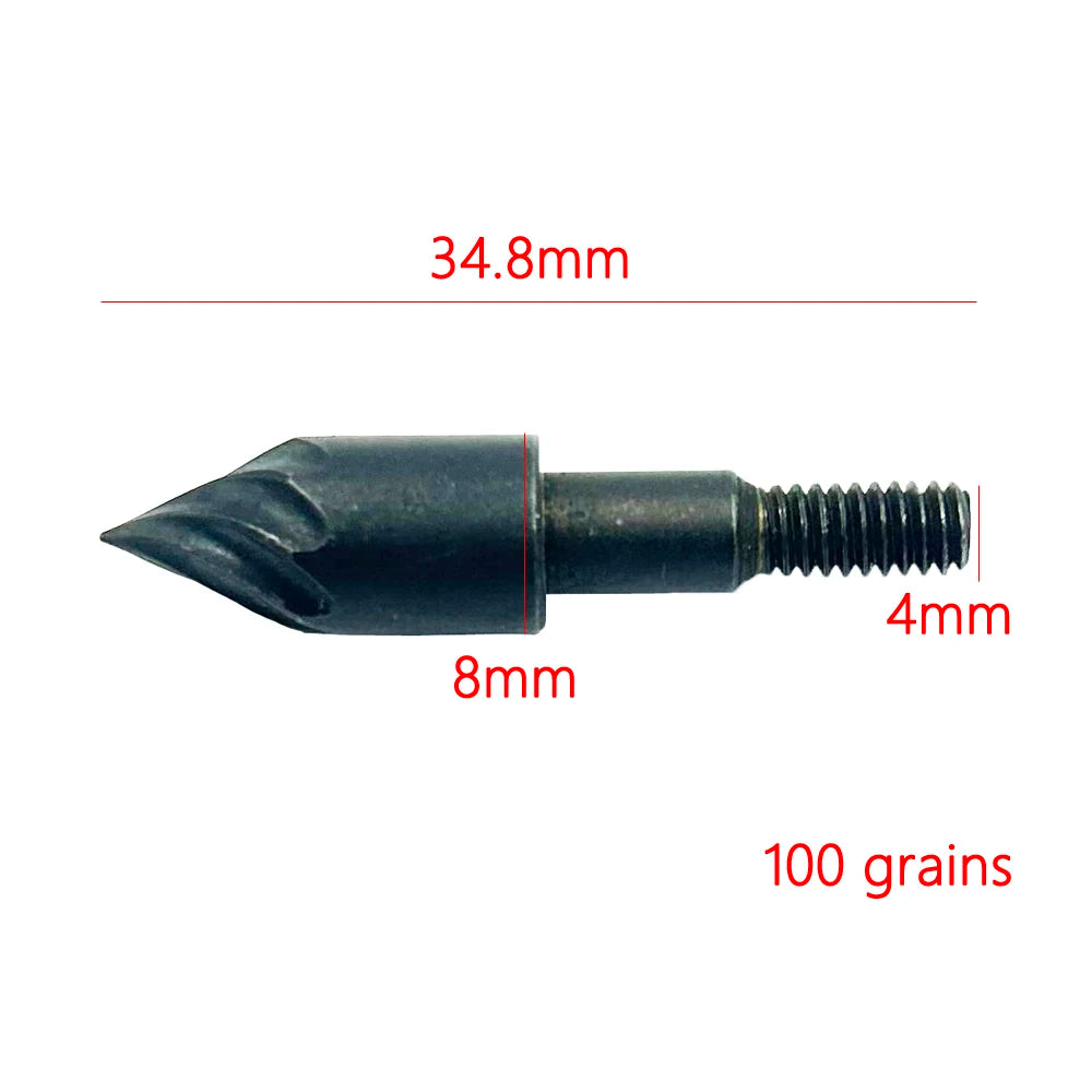 3pcs Arrow Broadheads – 100gn-160gn Tips for Compound, Recurve Bow & Crossbow Hunting