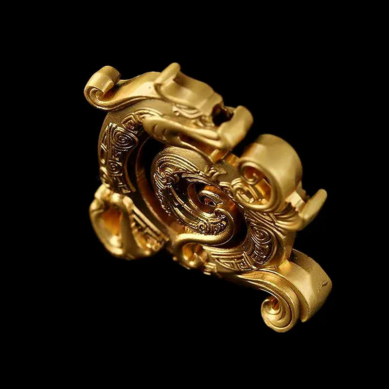 Copper Chinese Dragon Incense Holder