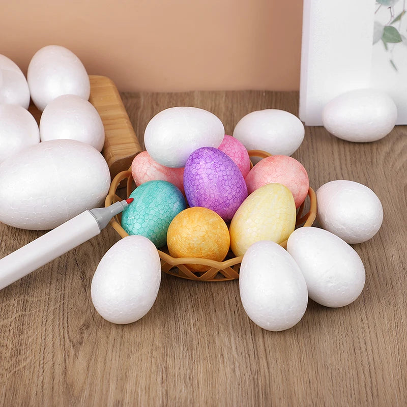 10-50pcs Easter Foam Egg Set