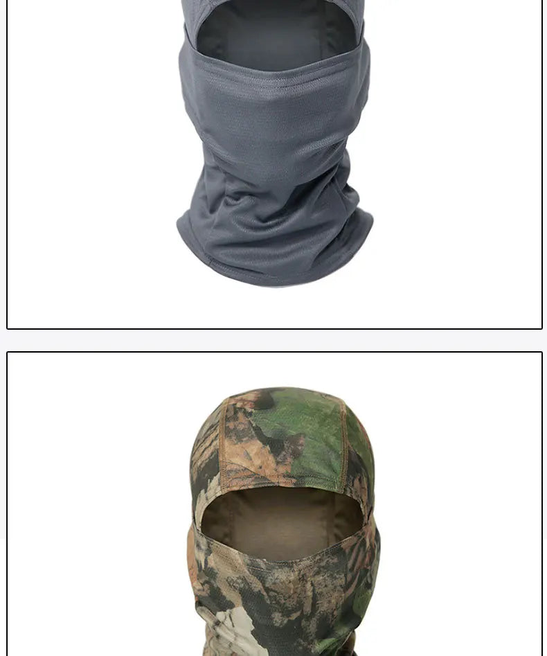 Balaclava Camouflage Full Face Mask – Multicam Neck Gaiter for Hunting, Cycling, and Wargames