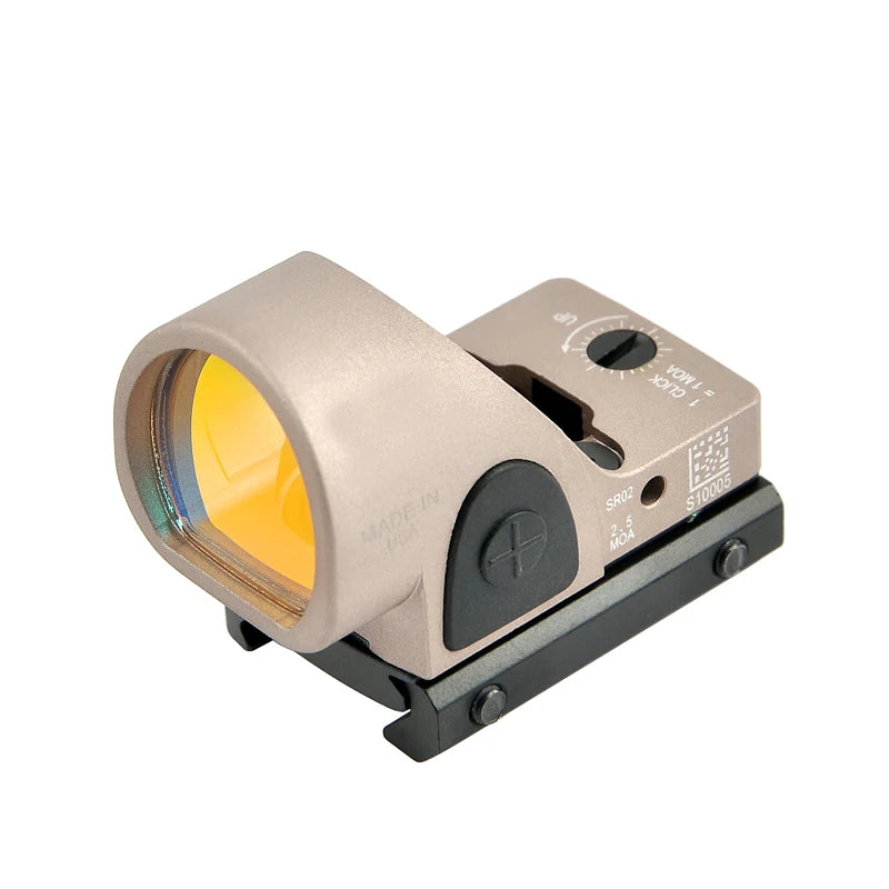 SRO Mini RMR Red Dot Sight Collimator Rifle Reflex Sight Scope fit 20mm Weaver Rail For Airsoft Hunting Rifle
