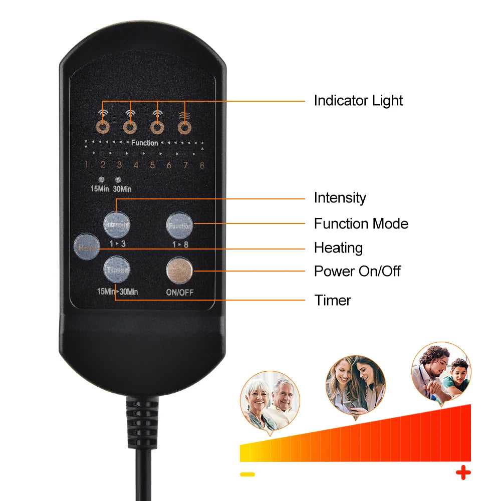 Infrared Full-Body Massage Chair Cushion