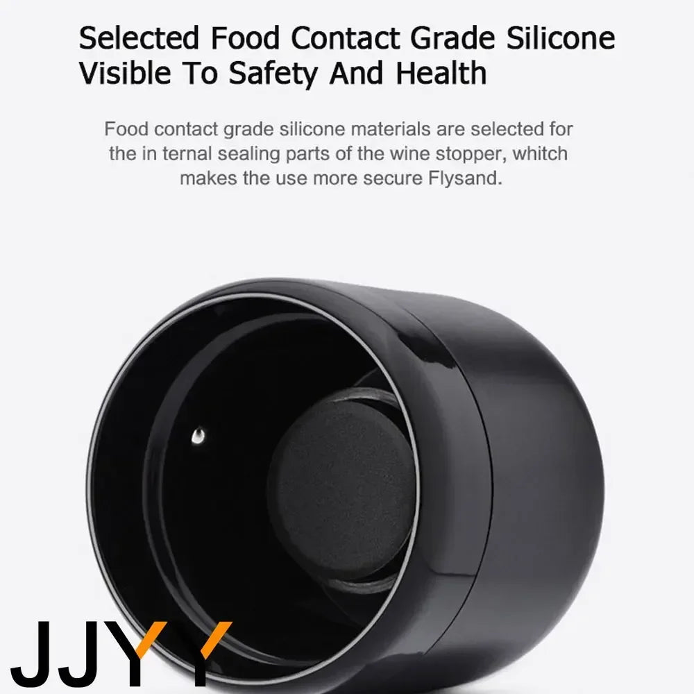 JJYY Vacuum Red Wine Champagne Bottle Stopper Set