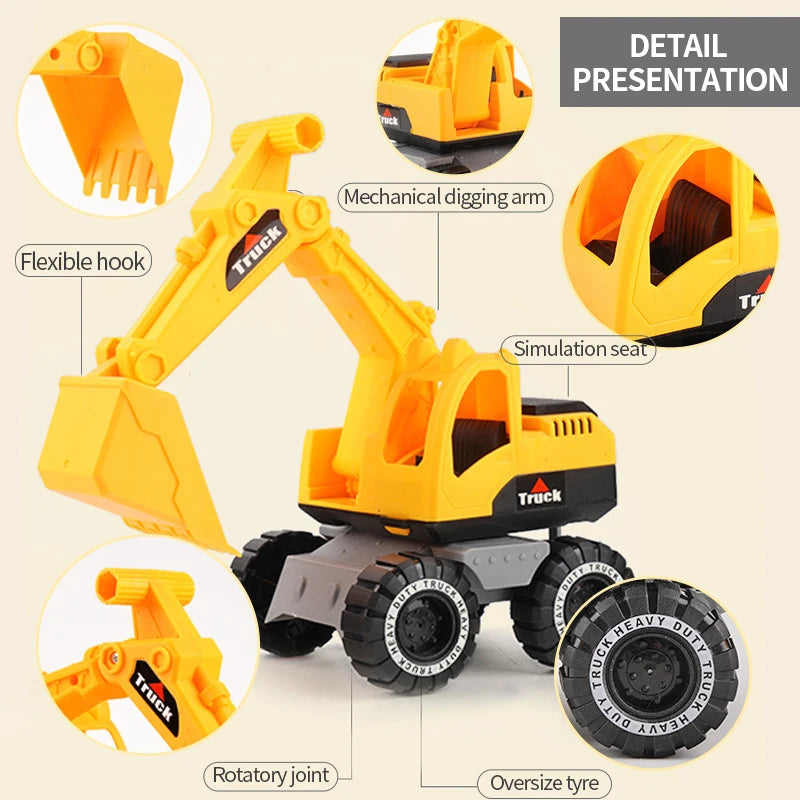 Excavator & Dump Truck Model Toy