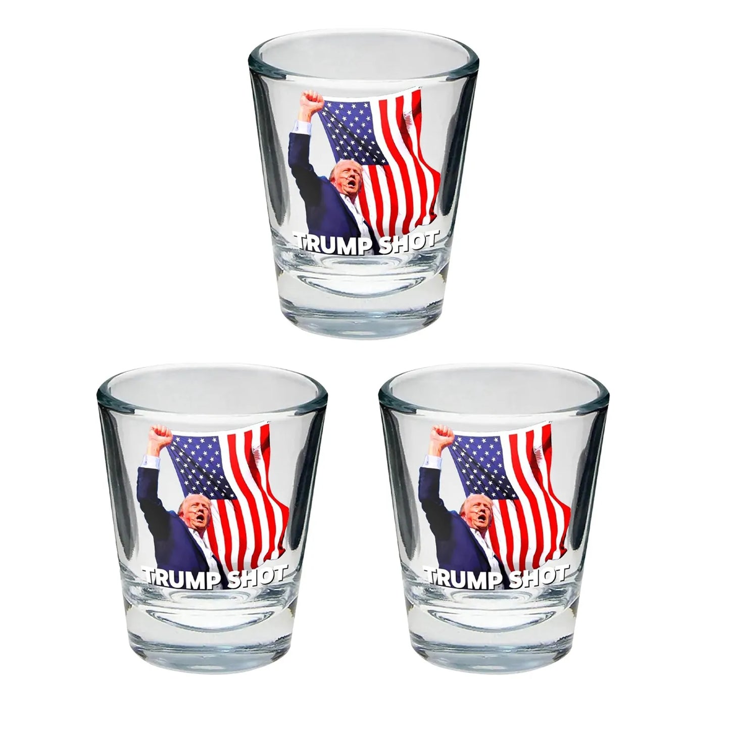 2024 Presidential Election Trump shot glass