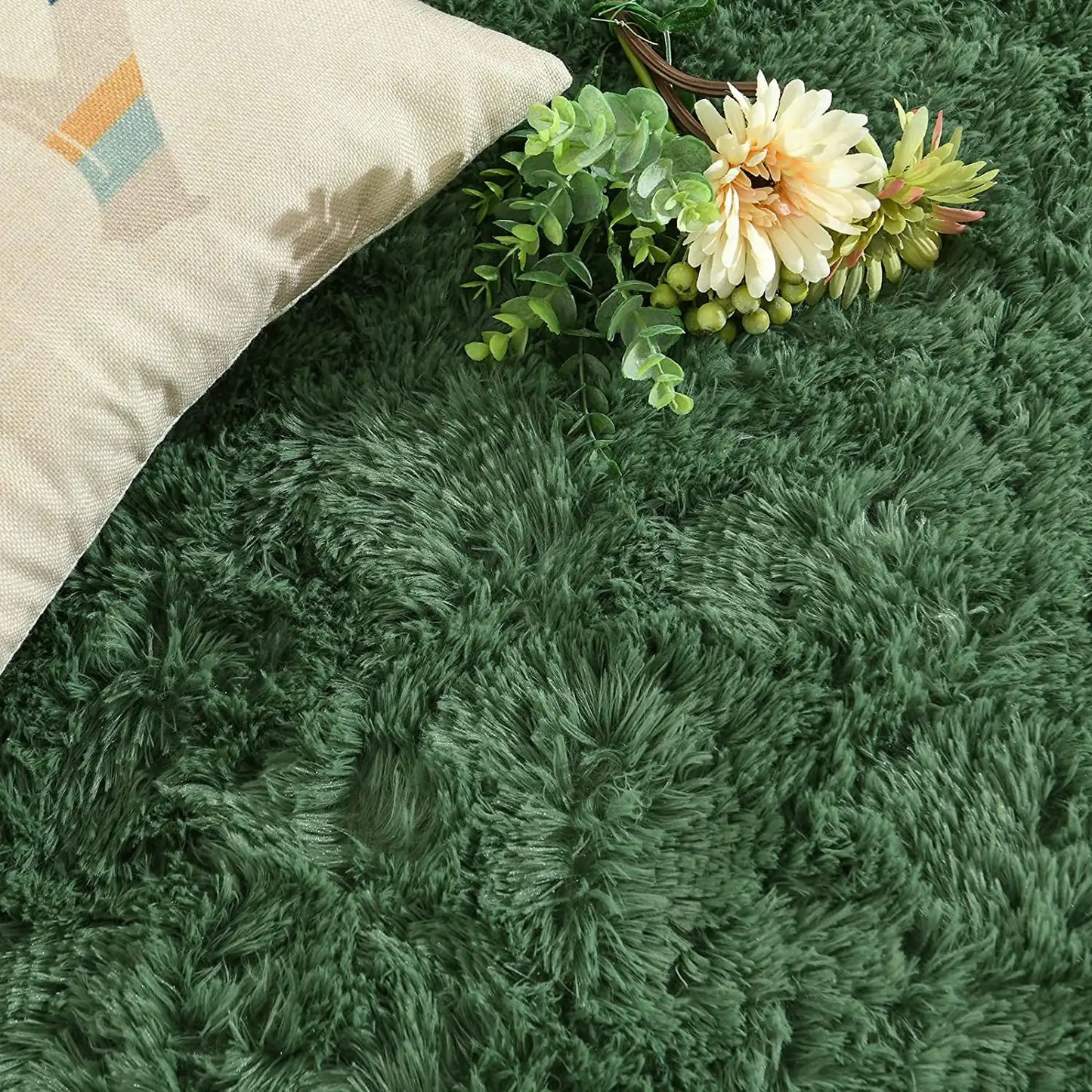 Fluffy Plush Soft Area Rug for Living Room & Kids' Rooms