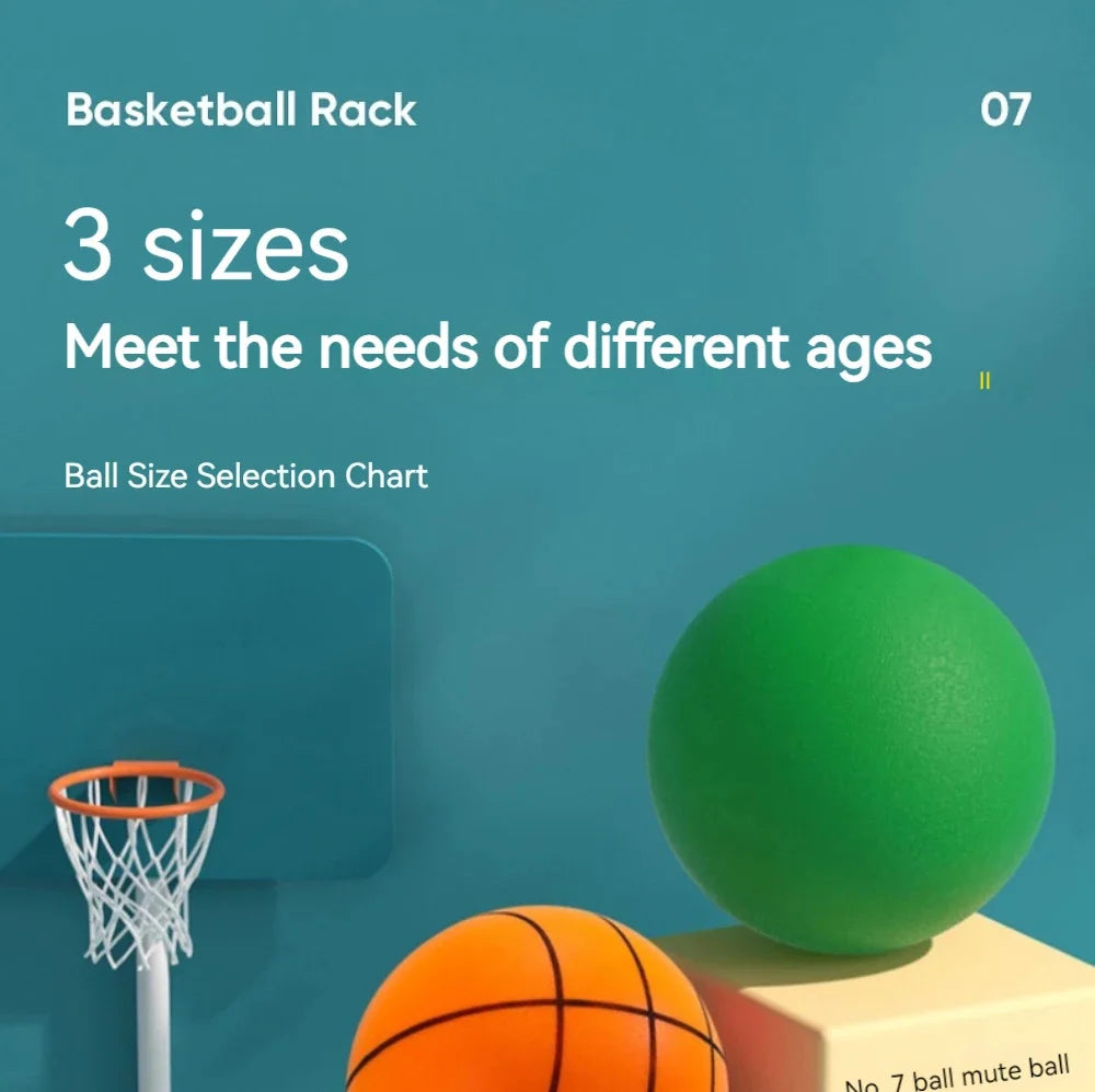 Foam Basketball for Kids – Silent Bouncing & Squeezable Fun