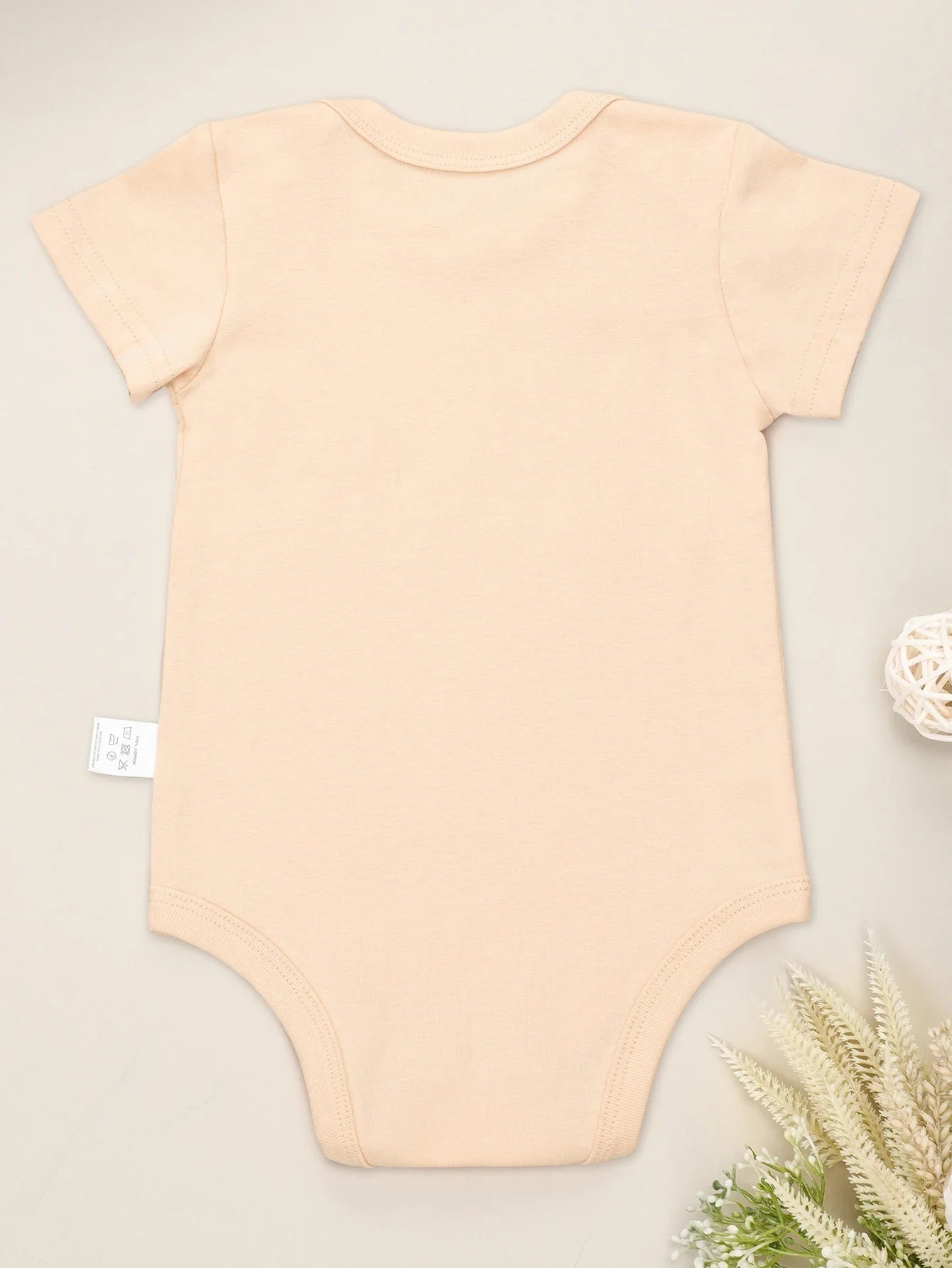 Funny Letter Print Baby Onesie