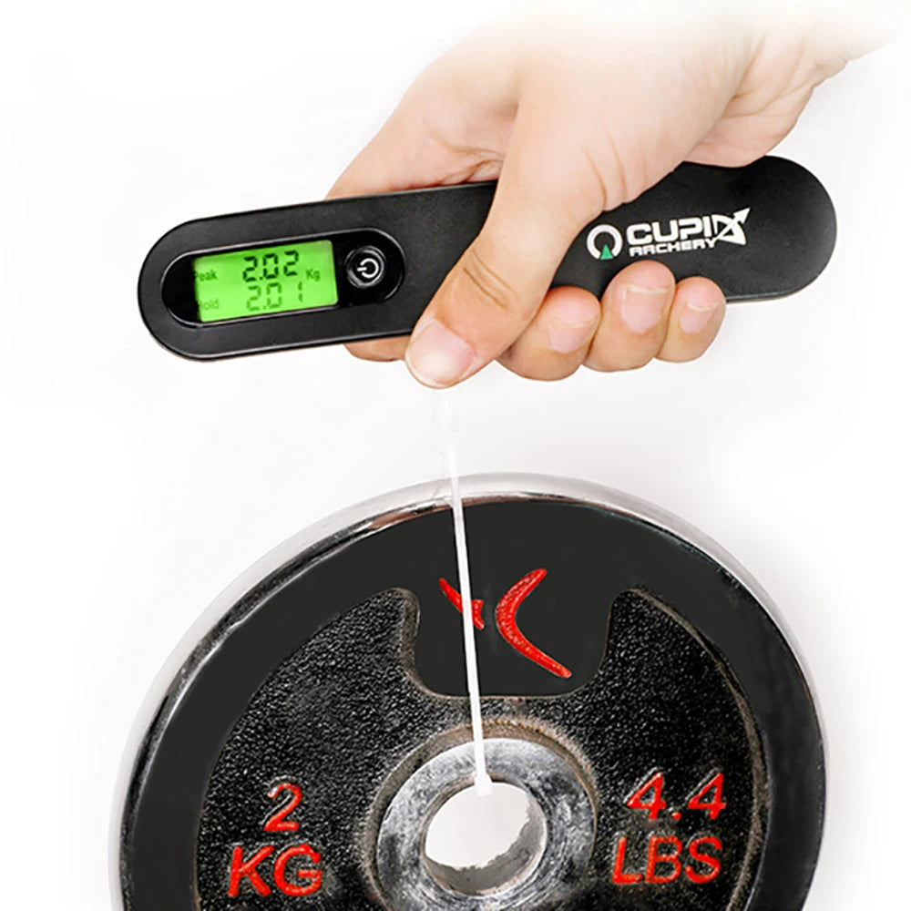 Archery LED Bow Scale – 110lbs Draw Weight Weighing Tool for Compound & Recurve Bows